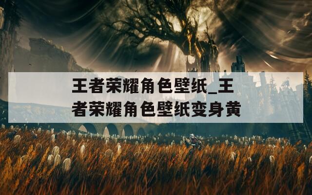 王者榮耀角色壁紙_王者榮耀角色壁紙變身黃