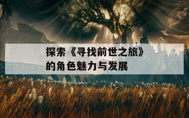 探索《尋找前世之旅》的角色魅力與發(fā)展